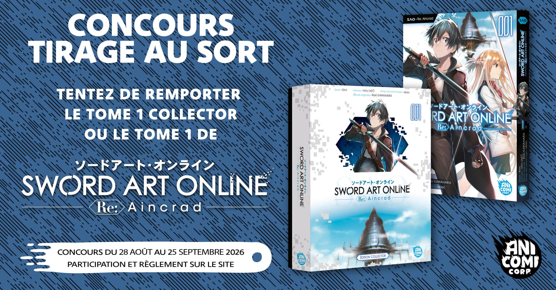 Concours septembre 2026 : Sword Art Online - Re:Aincrad