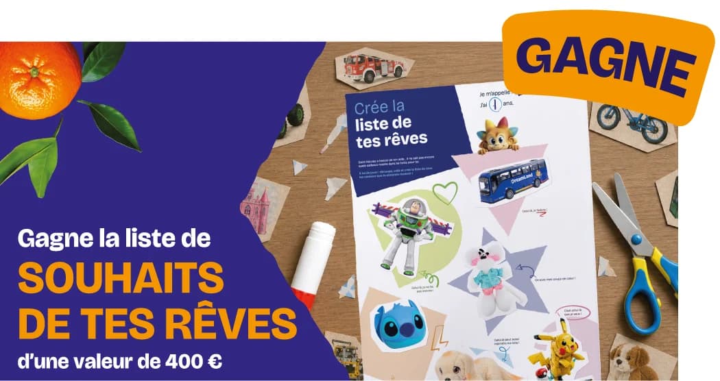 Gagne ta liste de souhaits